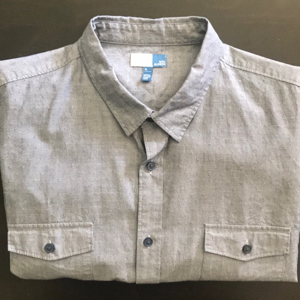 14th & Union Men’s Short Sleeve Button Down - XL